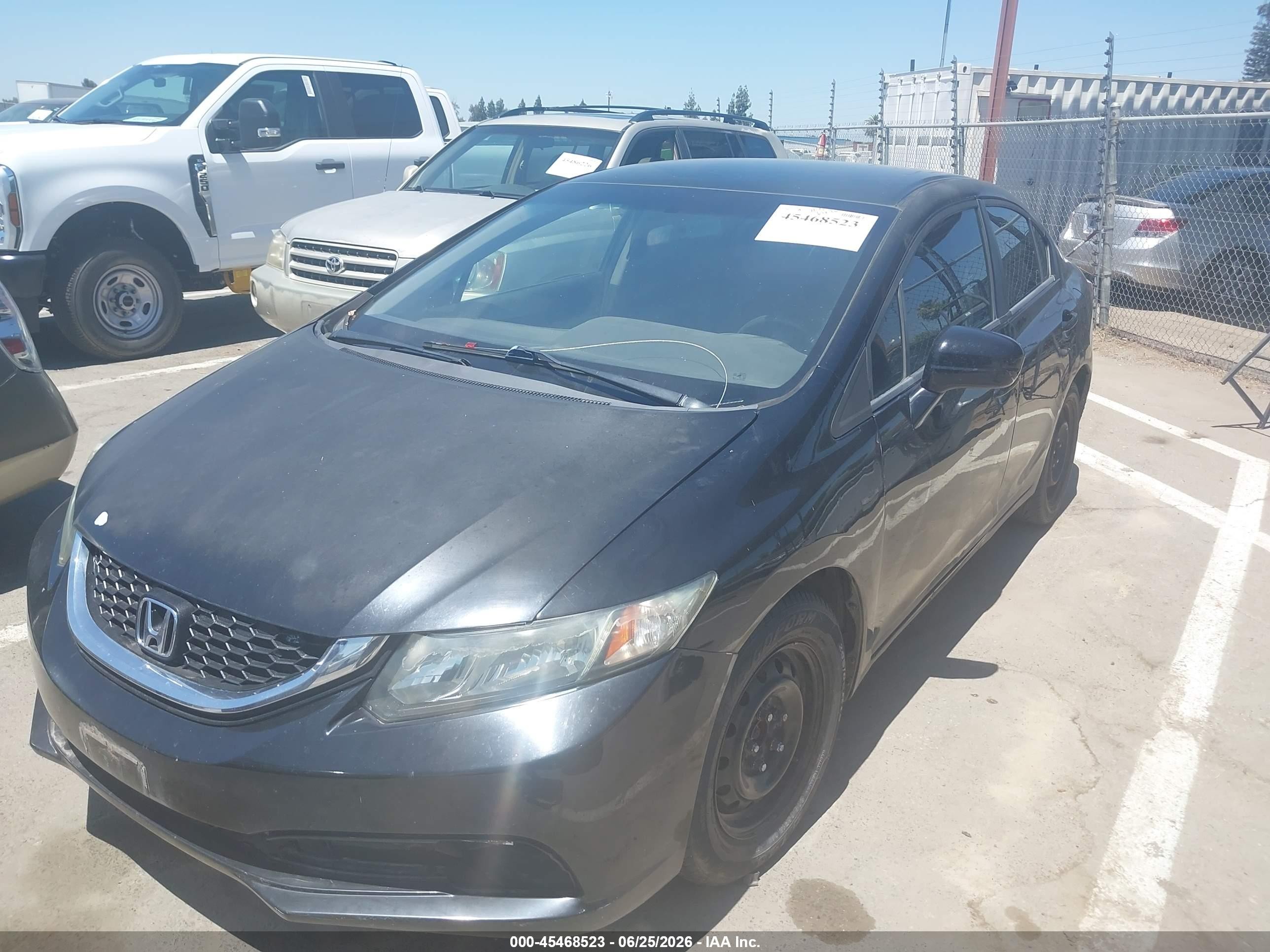 2015 Honda Civic Lx Черный vin: 19XFB2F58FE236494