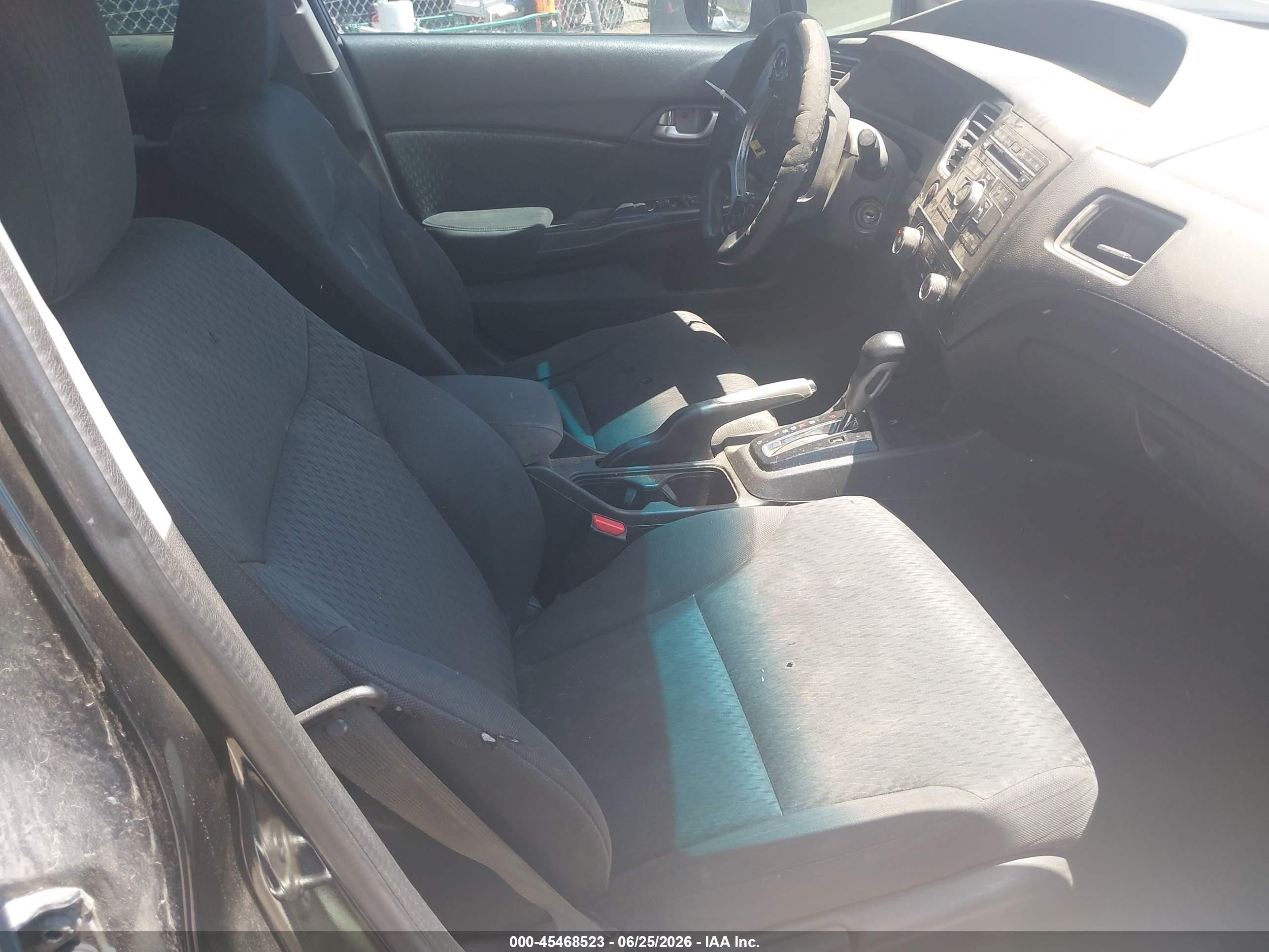 2015 Honda Civic Lx Черный vin: 19XFB2F58FE236494
