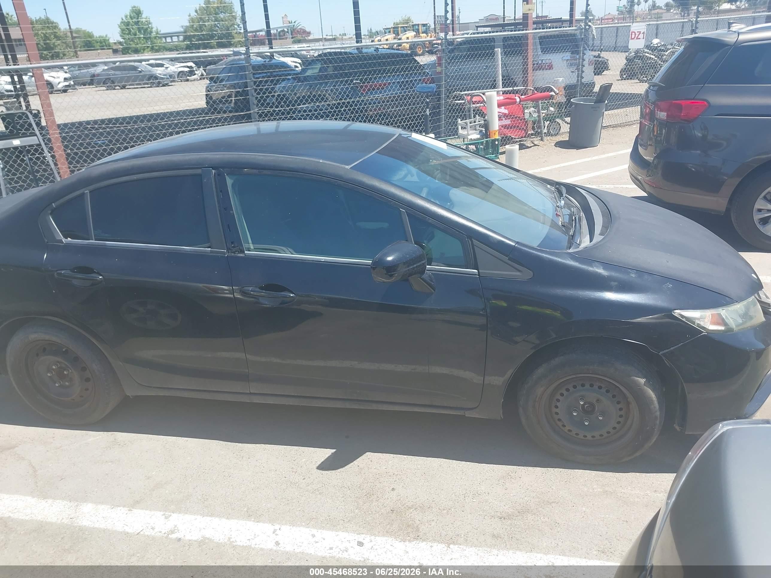 2015 Honda Civic Lx Черный vin: 19XFB2F58FE236494