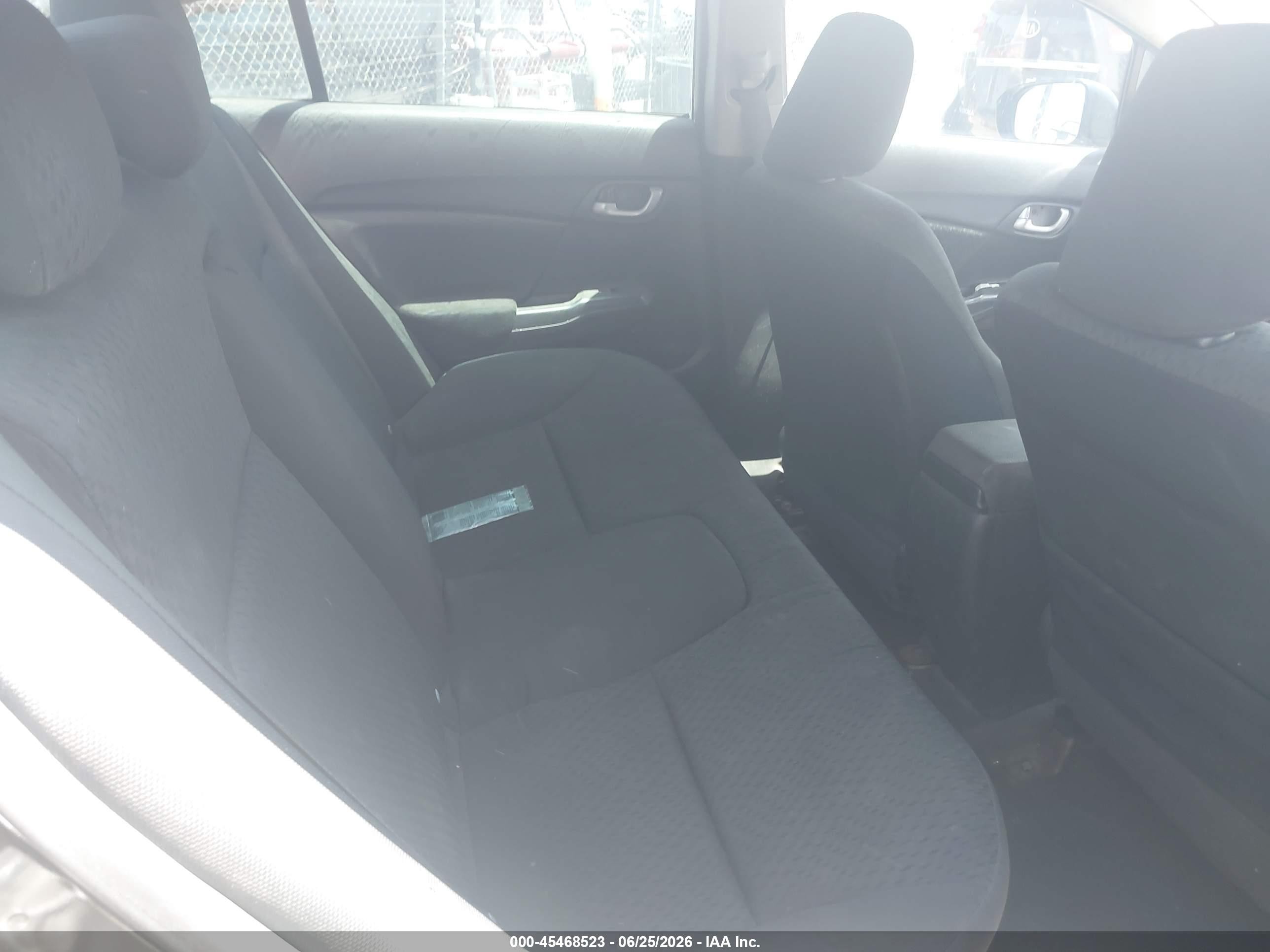 2015 Honda Civic Lx Черный vin: 19XFB2F58FE236494