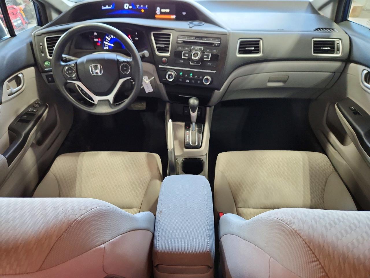 2015 Honda Civic Lx Blue vin: 19XFB2F58FE245356