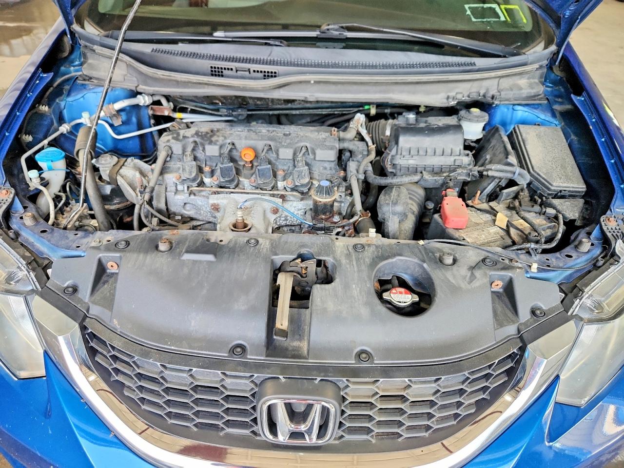 2015 Honda Civic Lx Blue vin: 19XFB2F58FE245356