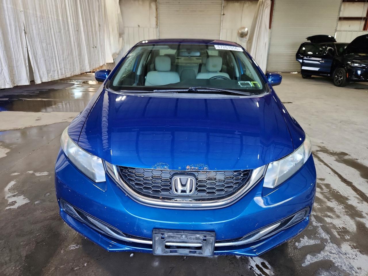 2015 Honda Civic Lx Blue vin: 19XFB2F58FE245356