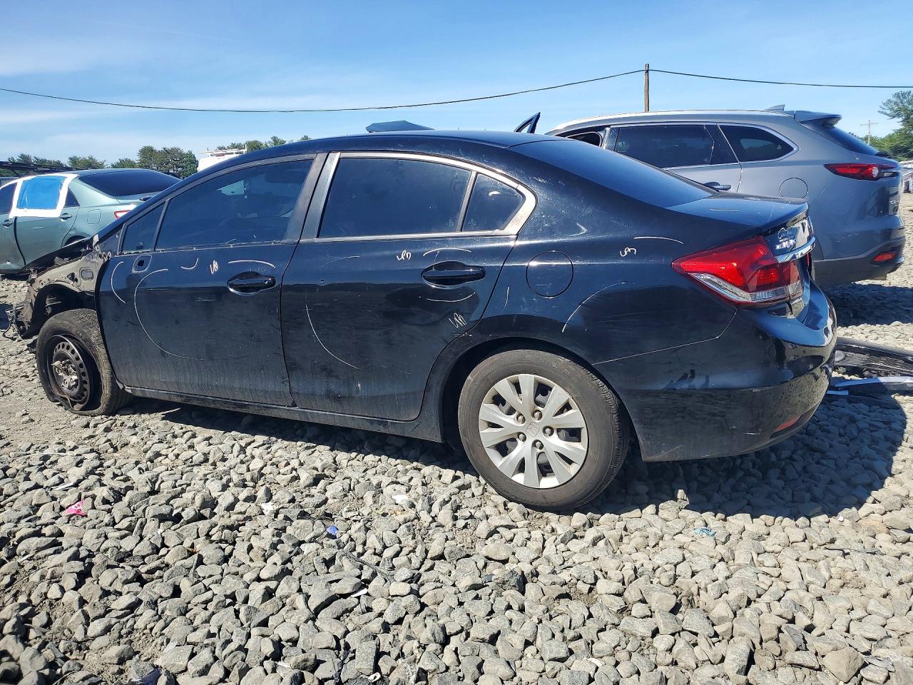 2015 Honda Civic Lx Black vin: 19XFB2F58FE252498