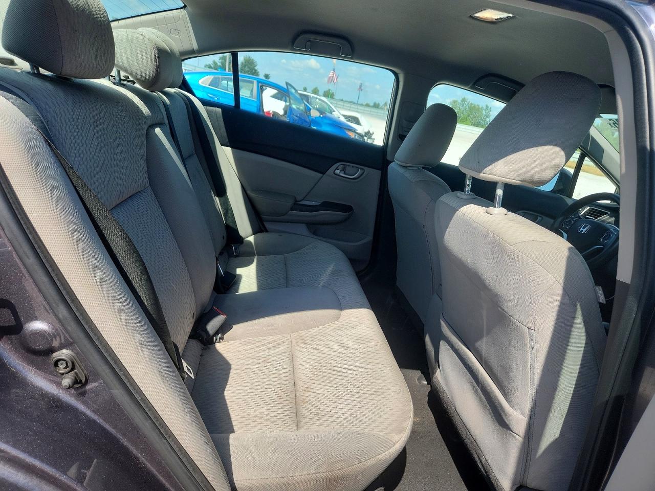 2015 Honda Civic Lx Gray vin: 19XFB2F58FE258706