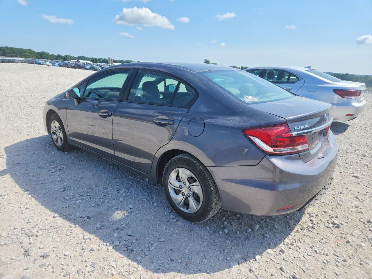 2015 Honda Civic Lx Gray vin: 19XFB2F58FE258706