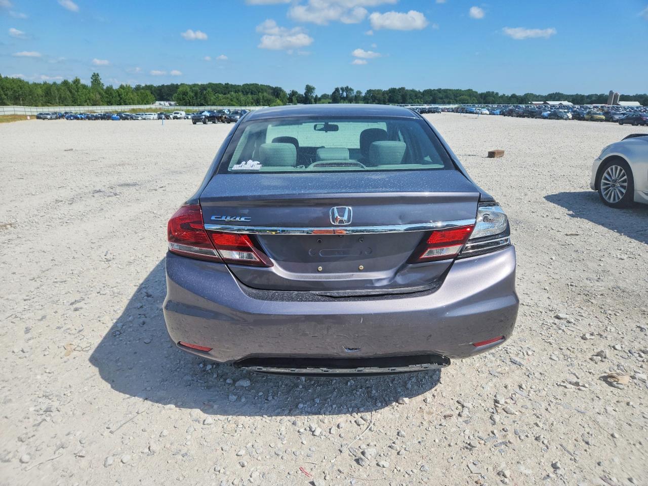 2015 Honda Civic Lx Gray vin: 19XFB2F58FE258706
