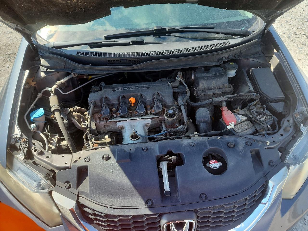 2015 Honda Civic Lx Gray vin: 19XFB2F58FE258706