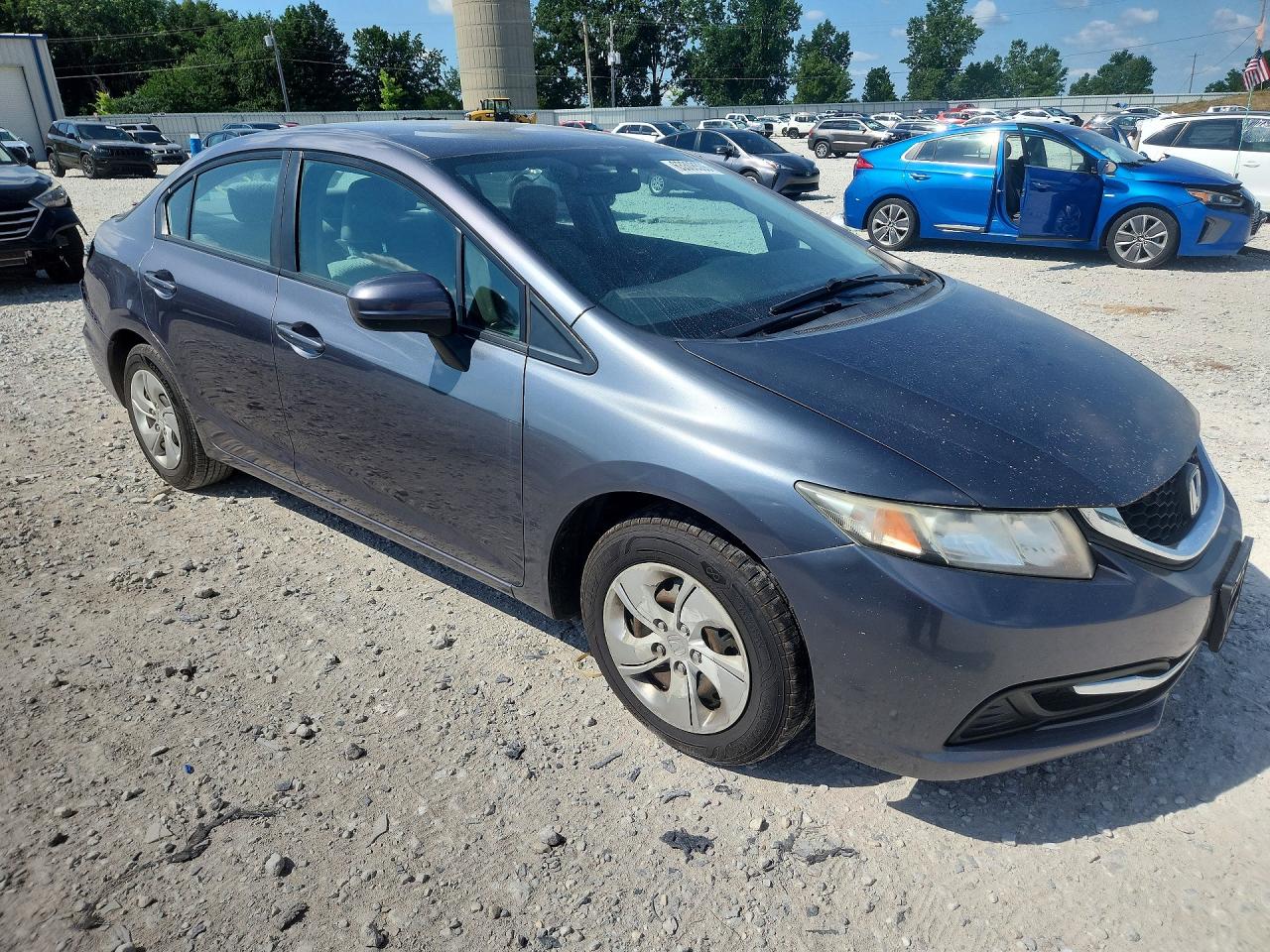 2015 Honda Civic Lx Gray vin: 19XFB2F58FE258706