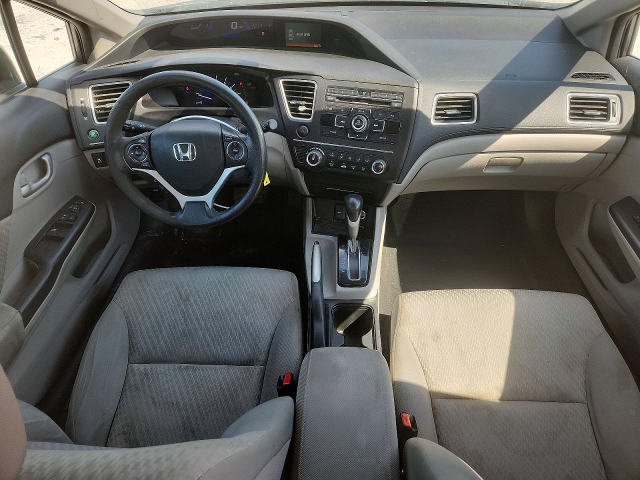 2015 Honda Civic Lx Gray vin: 19XFB2F58FE258706