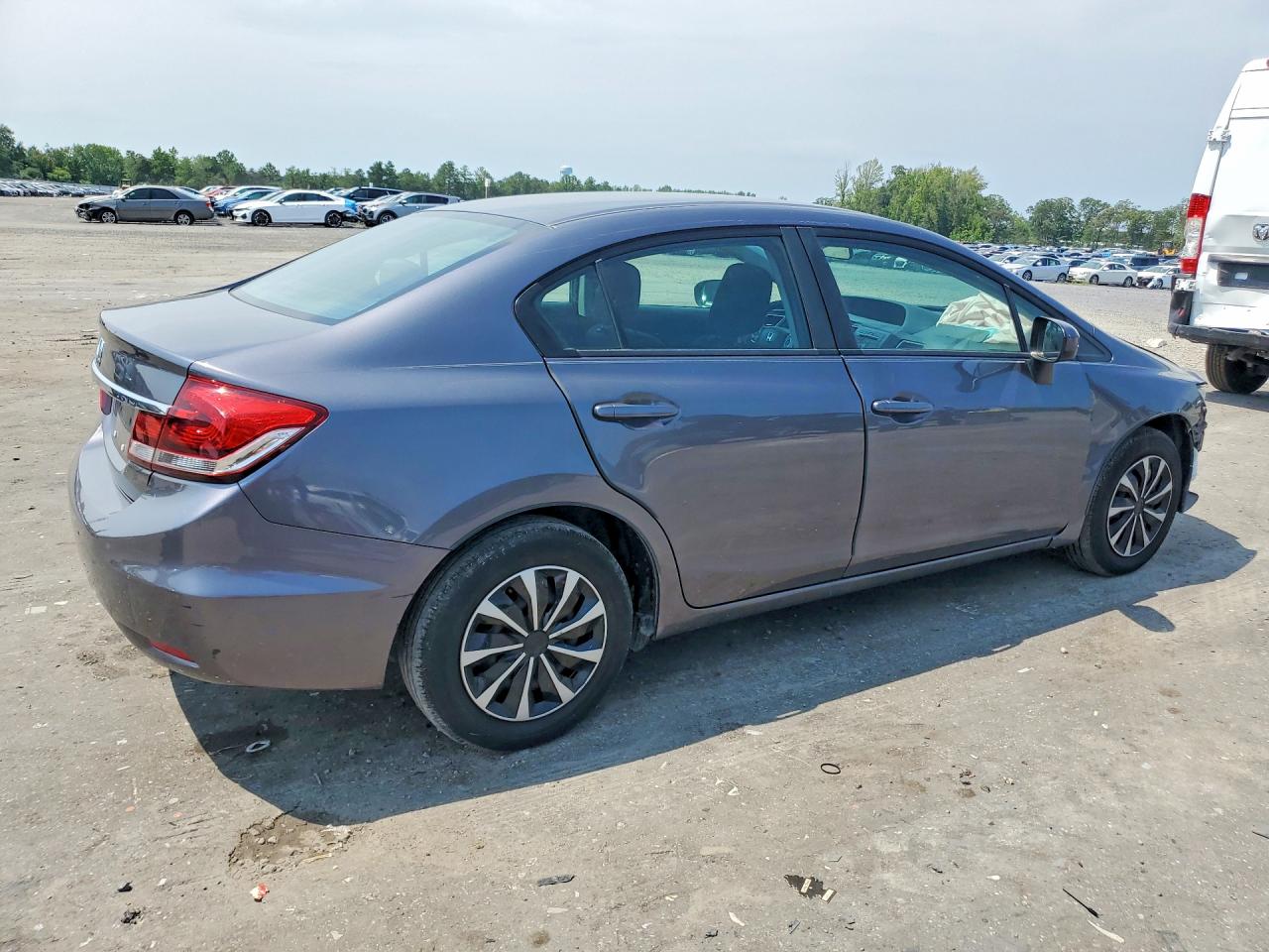 2015 Honda Civic Lx Gray vin: 19XFB2F58FE258883