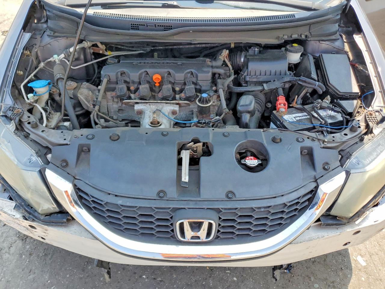 2015 Honda Civic Lx Gray vin: 19XFB2F58FE258883