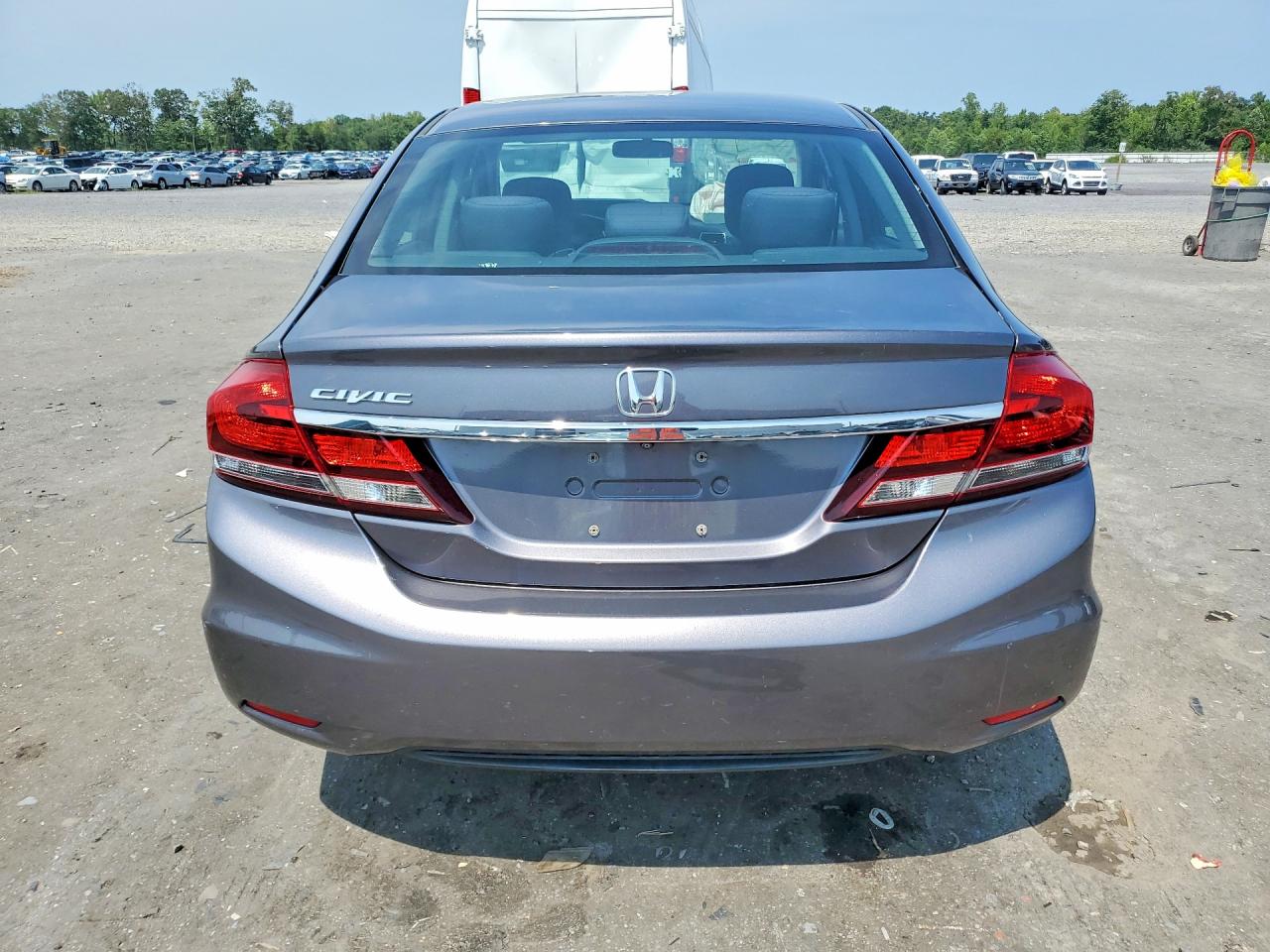 2015 Honda Civic Lx Gray vin: 19XFB2F58FE258883