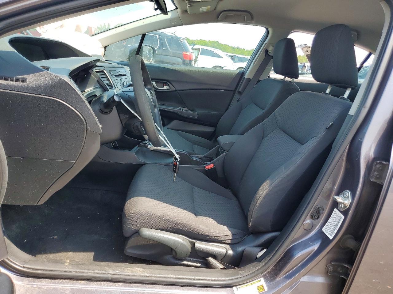 2015 Honda Civic Lx Gray vin: 19XFB2F58FE258883