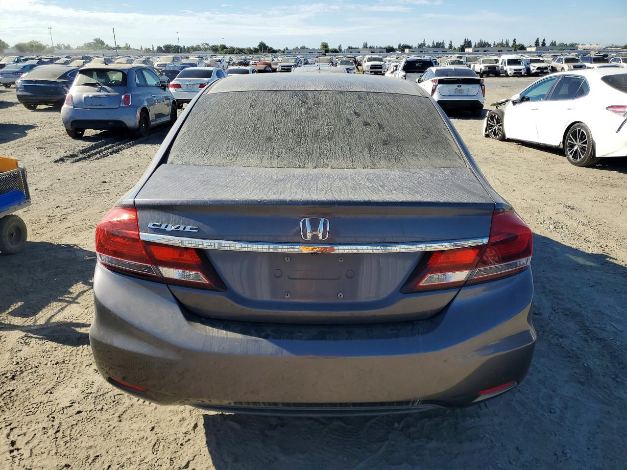 2015 Honda Civic Lx Серый vin: 19XFB2F58FE265414