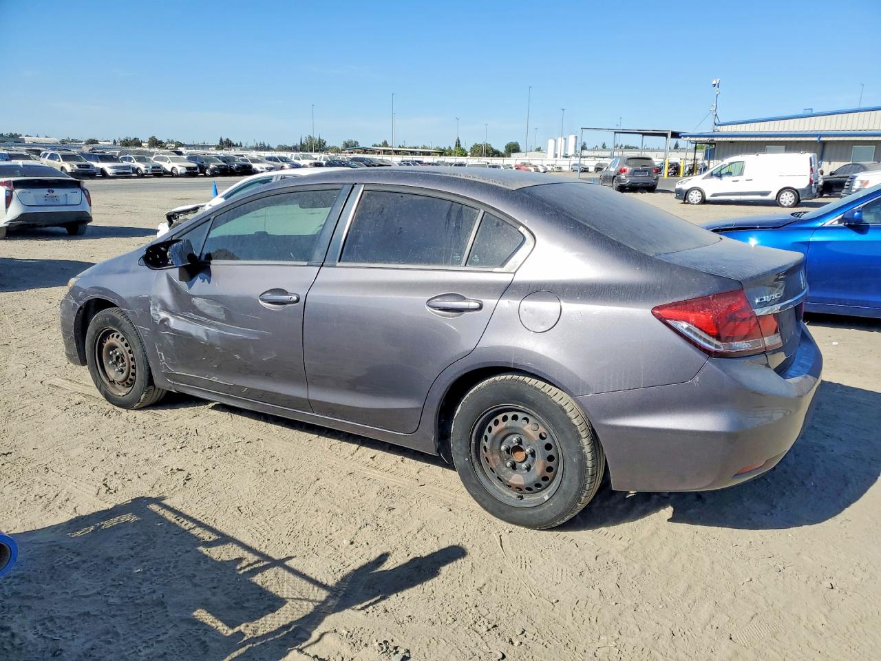 2015 Honda Civic Lx Серый vin: 19XFB2F58FE265414