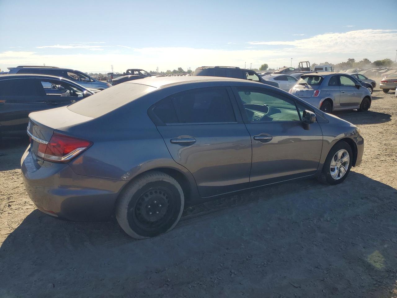 2015 Honda Civic Lx Серый vin: 19XFB2F58FE265414