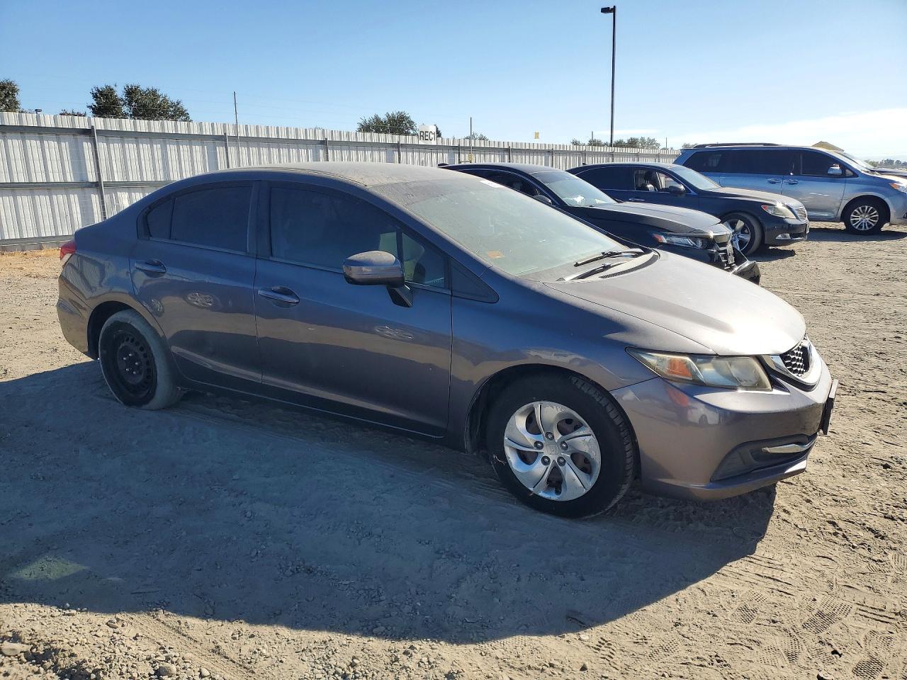 2015 Honda Civic Lx Серый vin: 19XFB2F58FE265414