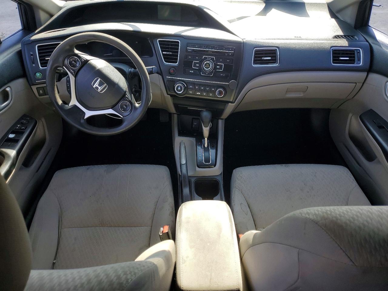 2015 Honda Civic Lx Gray vin: 19XFB2F58FE284478