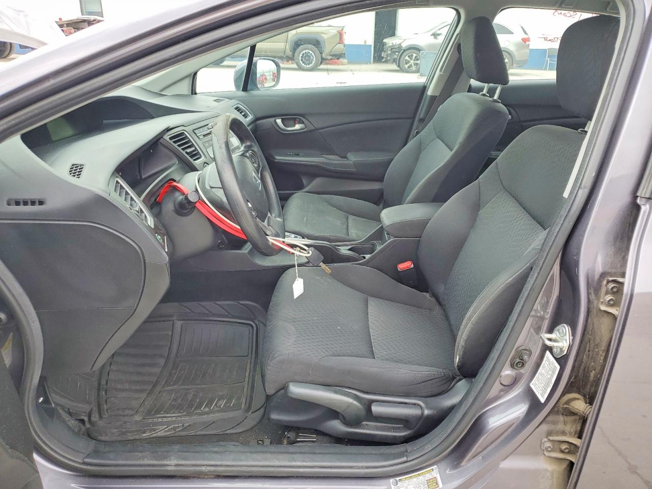 2015 Honda Civic Lx Gray vin: 19XFB2F58FE287638