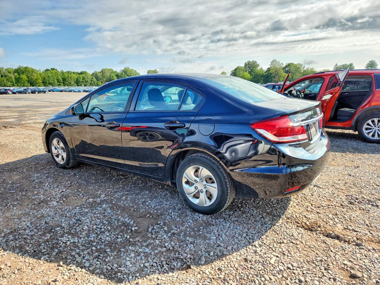 2015 Honda Civic Lx Black vin: 19XFB2F58FE288112