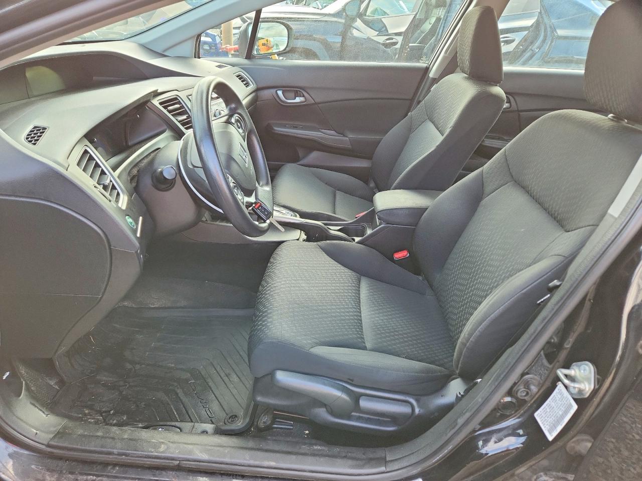 2015 Honda Civic Lx Black vin: 19XFB2F58FE288112
