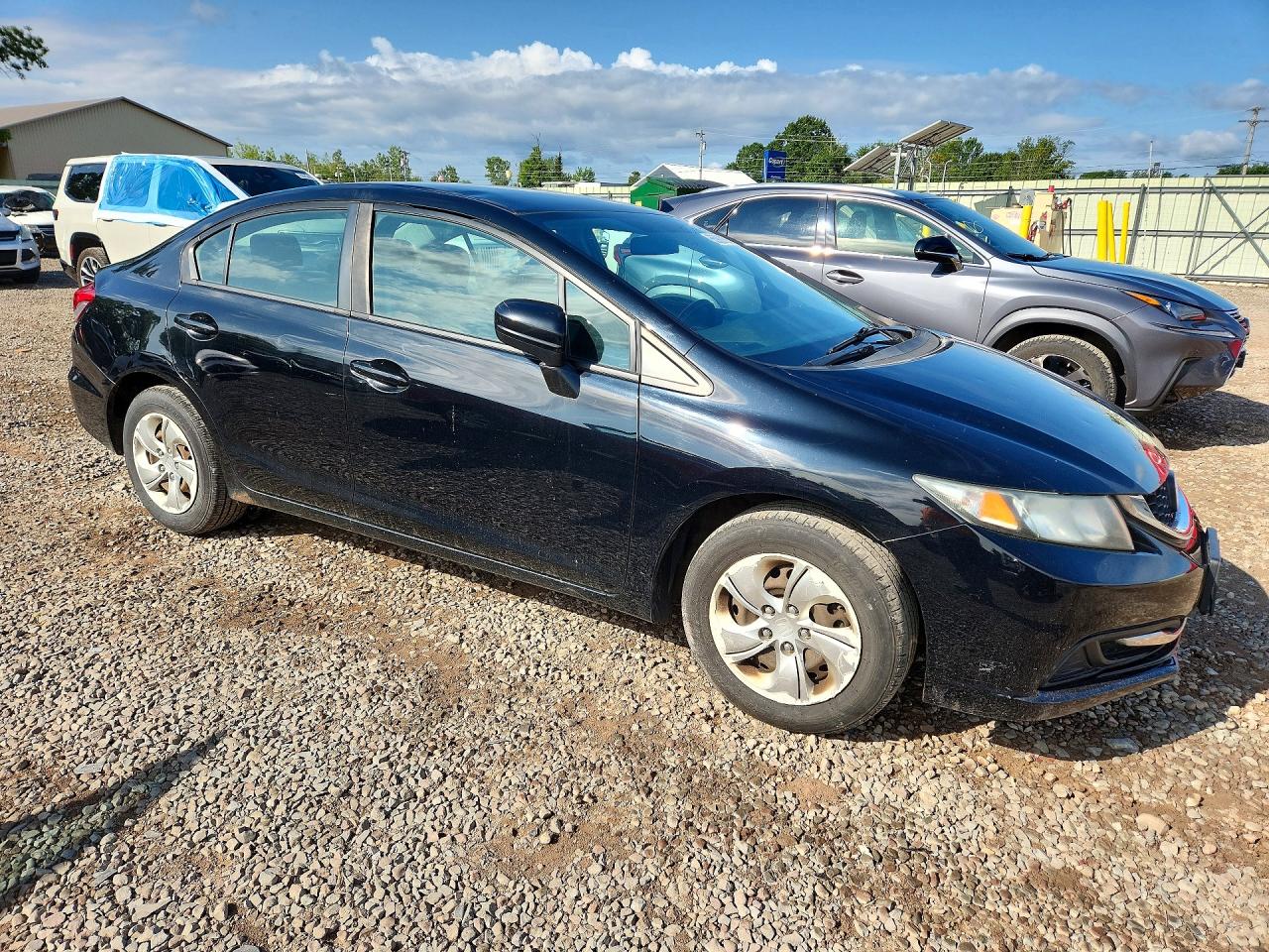 2015 Honda Civic Lx Black vin: 19XFB2F58FE288112