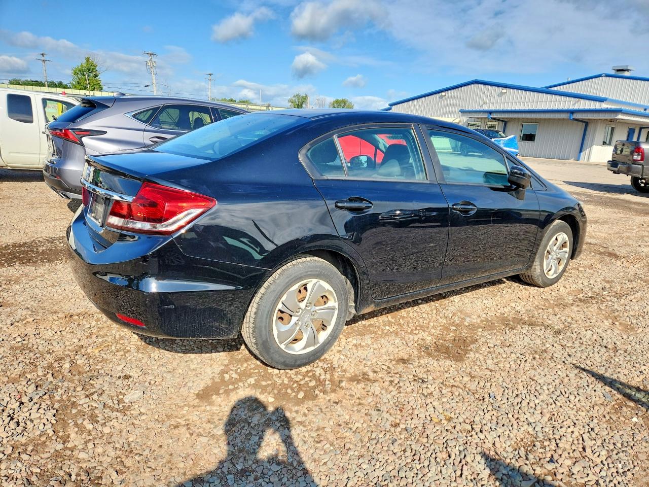 2015 Honda Civic Lx Black vin: 19XFB2F58FE288112