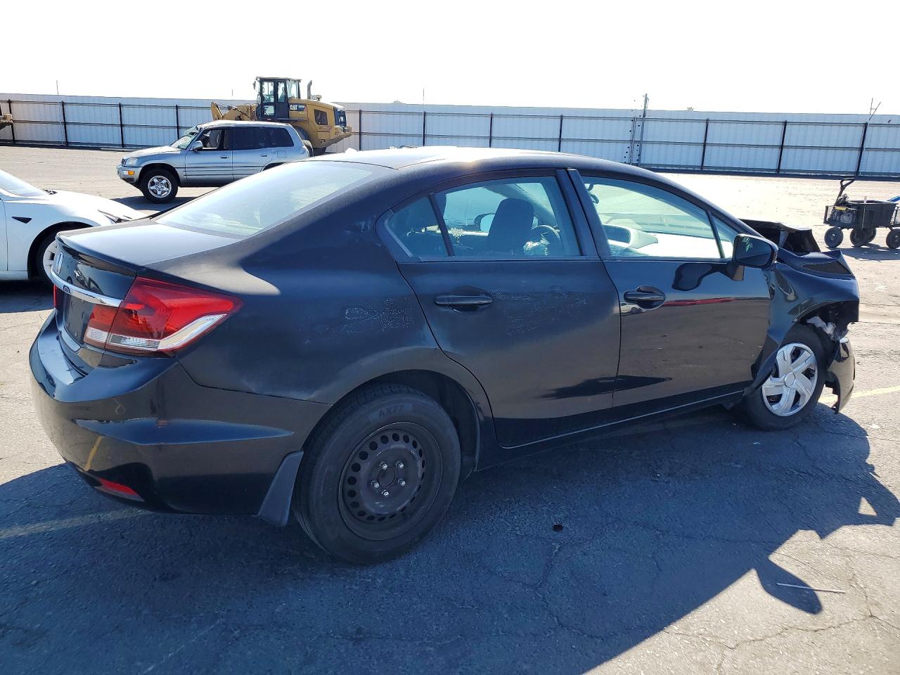 2015 Honda Civic Lx Black vin: 19XFB2F58FE705633