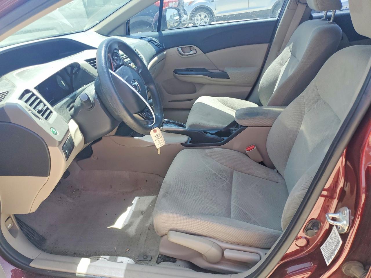 2012 Honda Civic Lx Red vin: 19XFB2F59CE003722