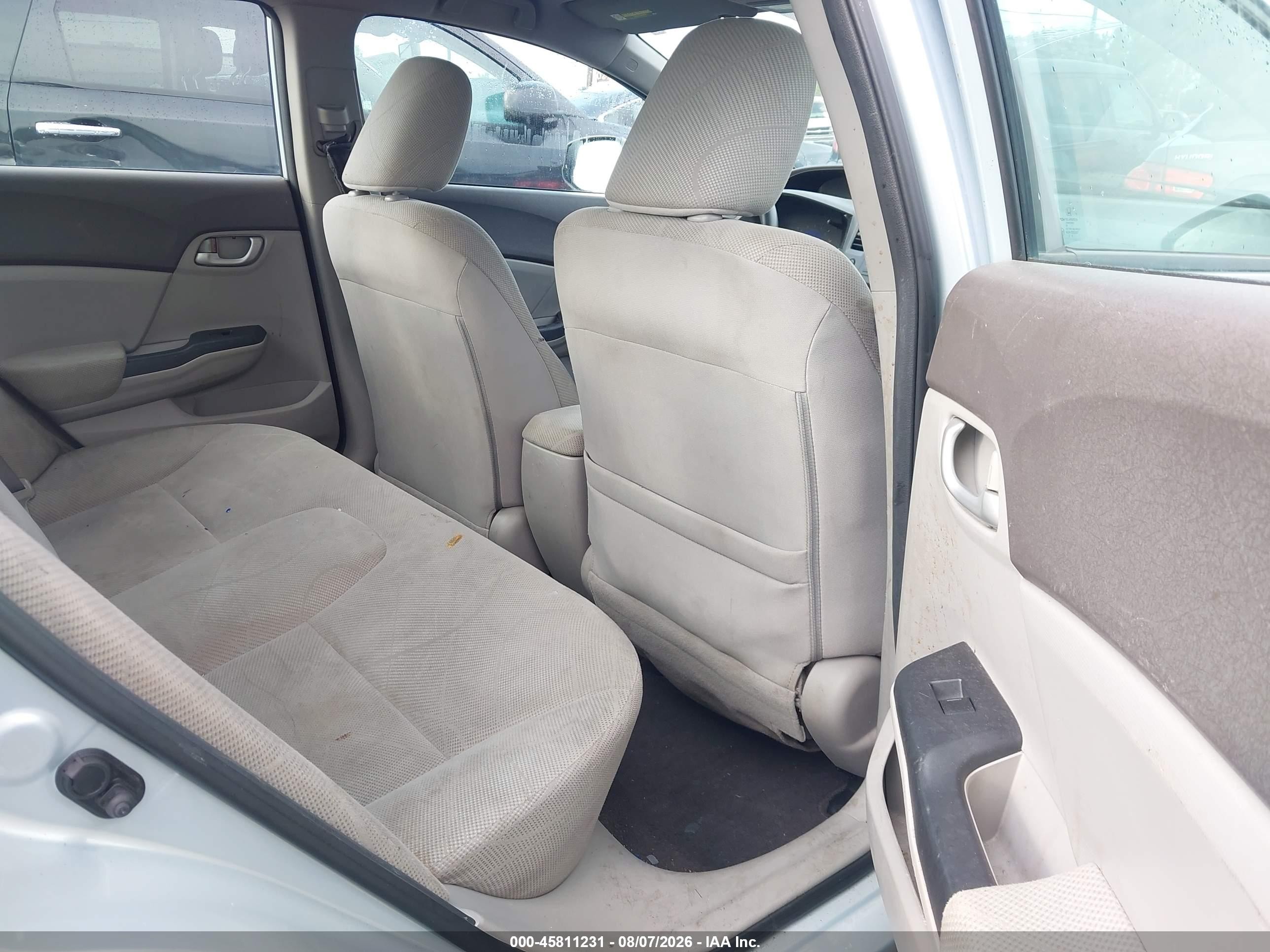2012 Honda Civic Lx Light Blue vin: 19XFB2F59CE007429
