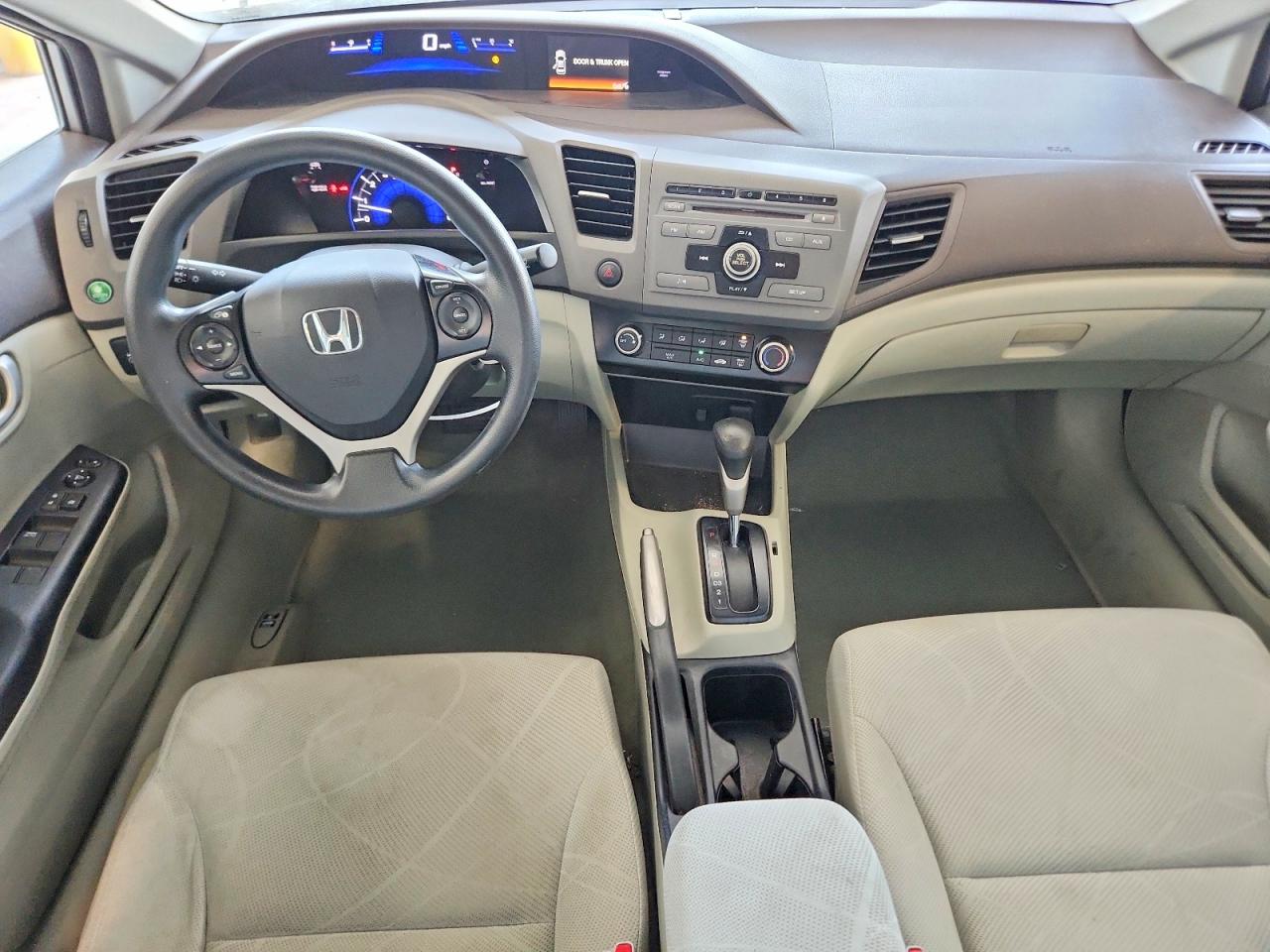 2012 Honda Civic Lx Silver vin: 19XFB2F59CE008306