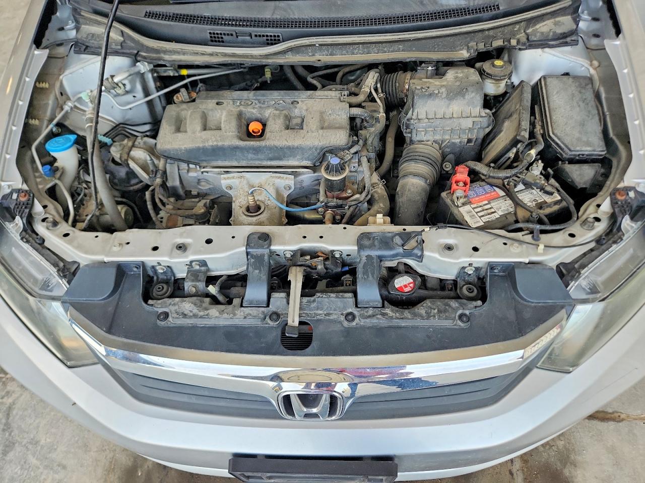 2012 Honda Civic Lx Silver vin: 19XFB2F59CE008306