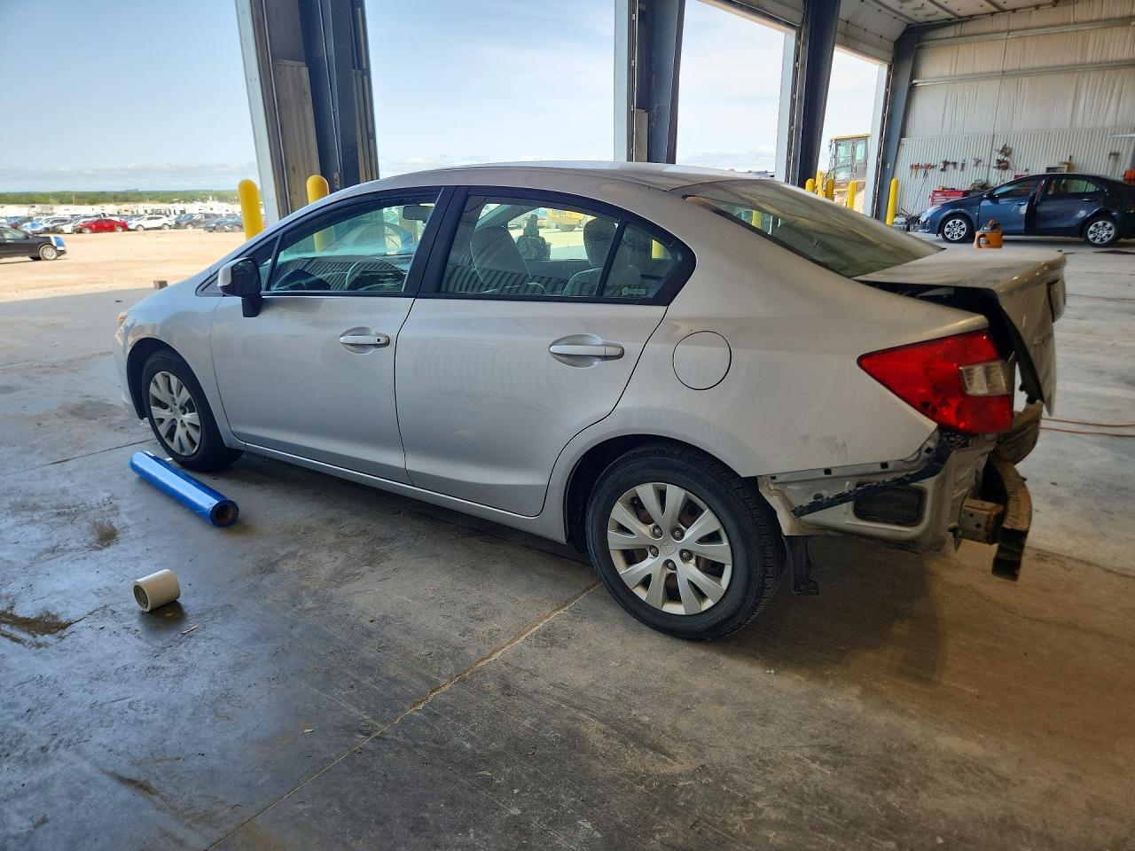 2012 Honda Civic Lx Silver vin: 19XFB2F59CE008306