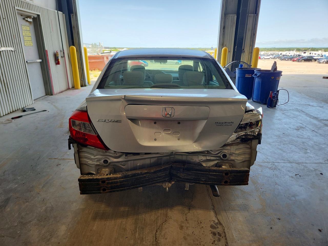 2012 Honda Civic Lx Silver vin: 19XFB2F59CE008306
