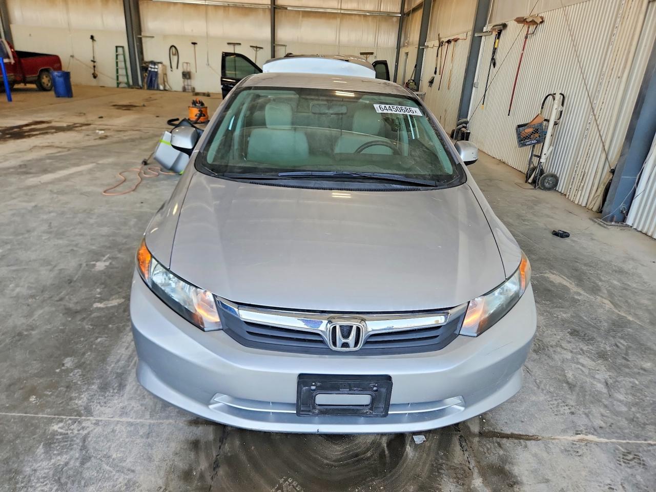 2012 Honda Civic Lx Silver vin: 19XFB2F59CE008306