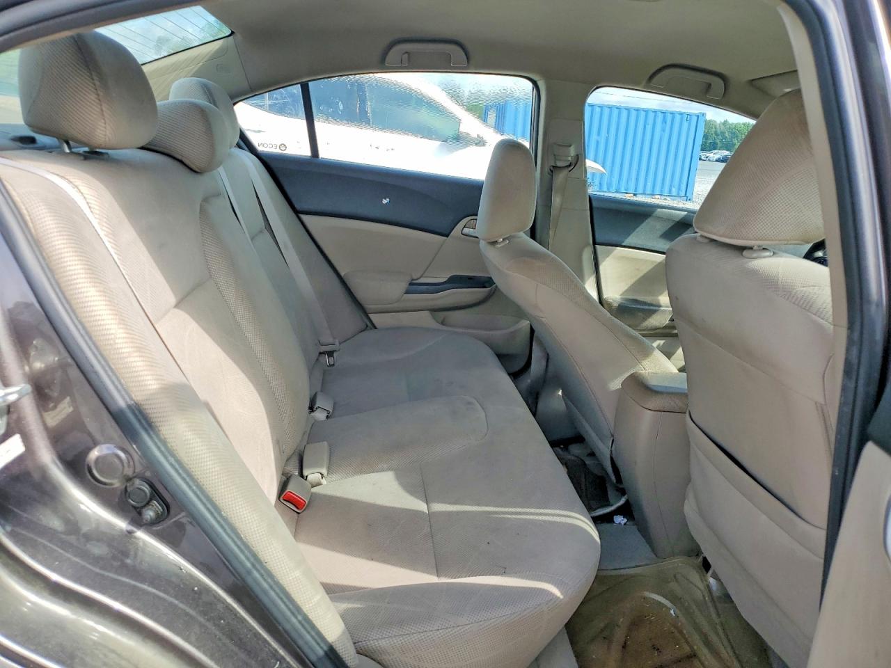 2012 Honda Civic Lx Gray vin: 19XFB2F59CE009522