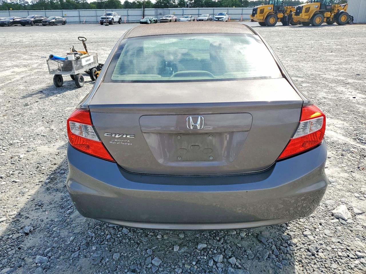 2012 Honda Civic Lx Gray vin: 19XFB2F59CE009522
