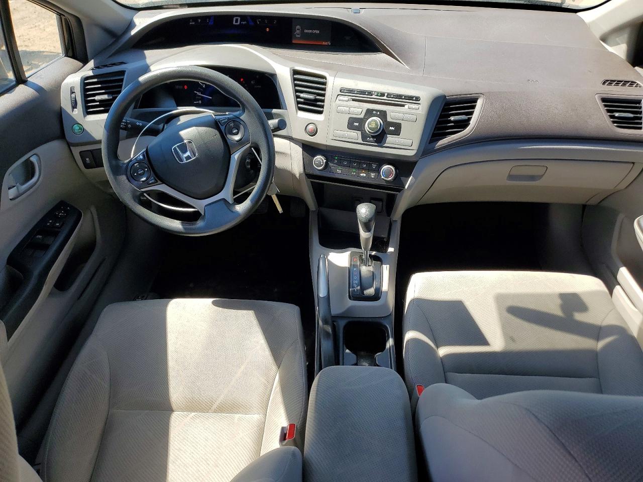 2012 Honda Civic Lx Black vin: 19XFB2F59CE011660