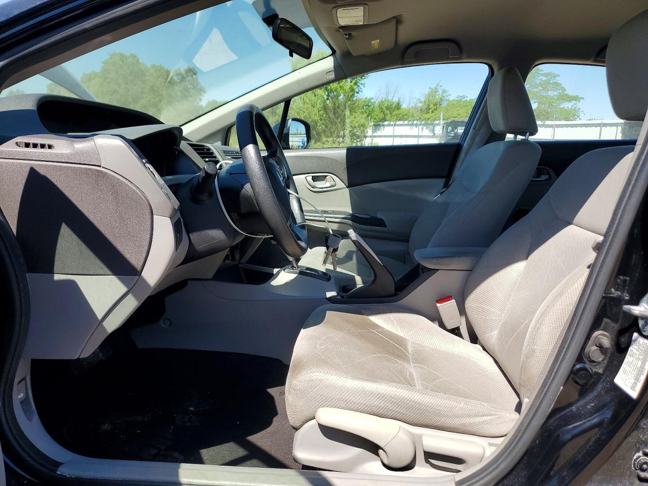 2012 Honda Civic Lx Black vin: 19XFB2F59CE011660