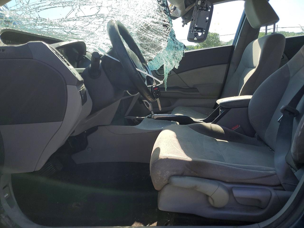 2012 Honda Civic Lx Синий vin: 19XFB2F59CE018740