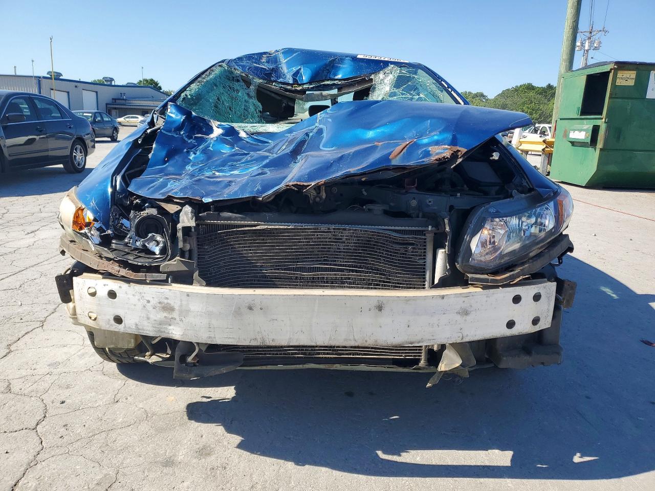 2012 Honda Civic Lx Синий vin: 19XFB2F59CE018740