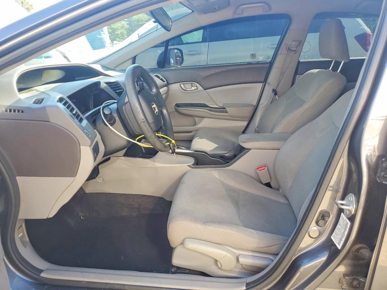 2012 Honda Civic Lx Gray vin: 19XFB2F59CE022318