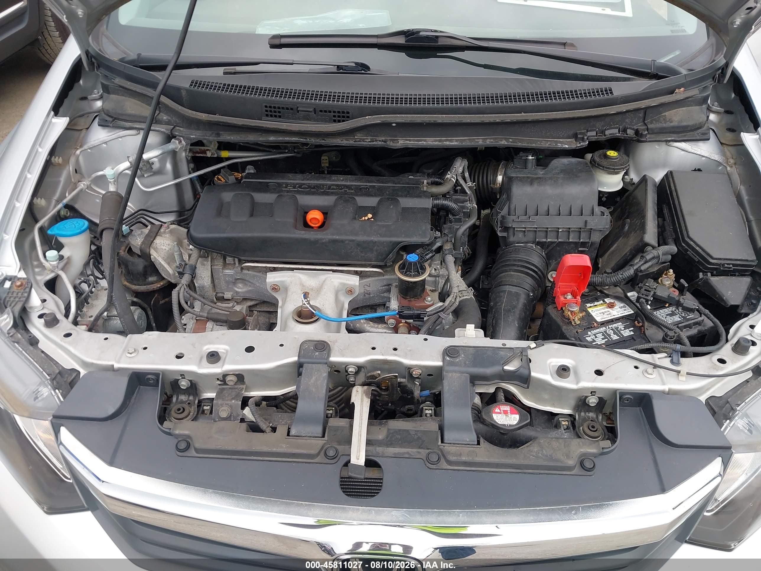 2012 Honda Civic Lx Silver vin: 19XFB2F59CE032816