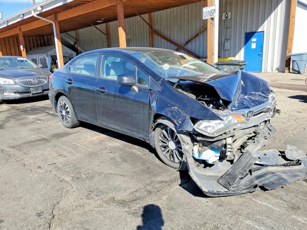 2012 Honda Civic Lx Black vin: 19XFB2F59CE048658