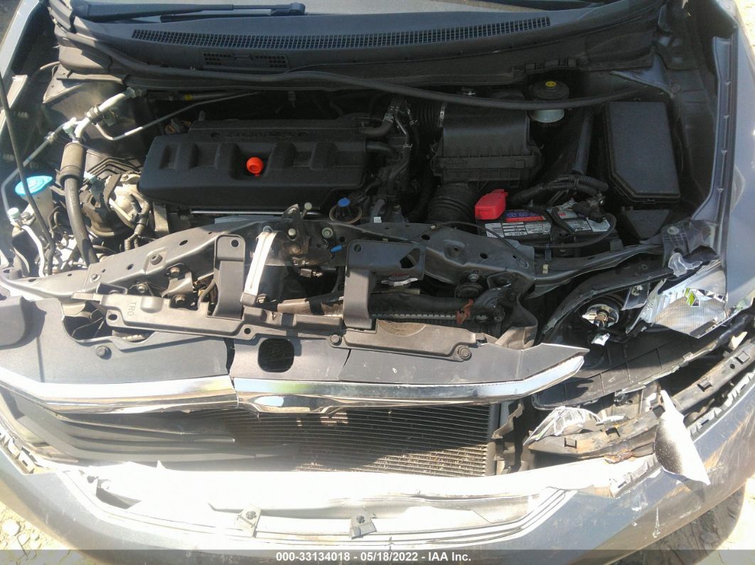 2012 Honda Civic Sdn Lx Gray vin: 19XFB2F59CE055867