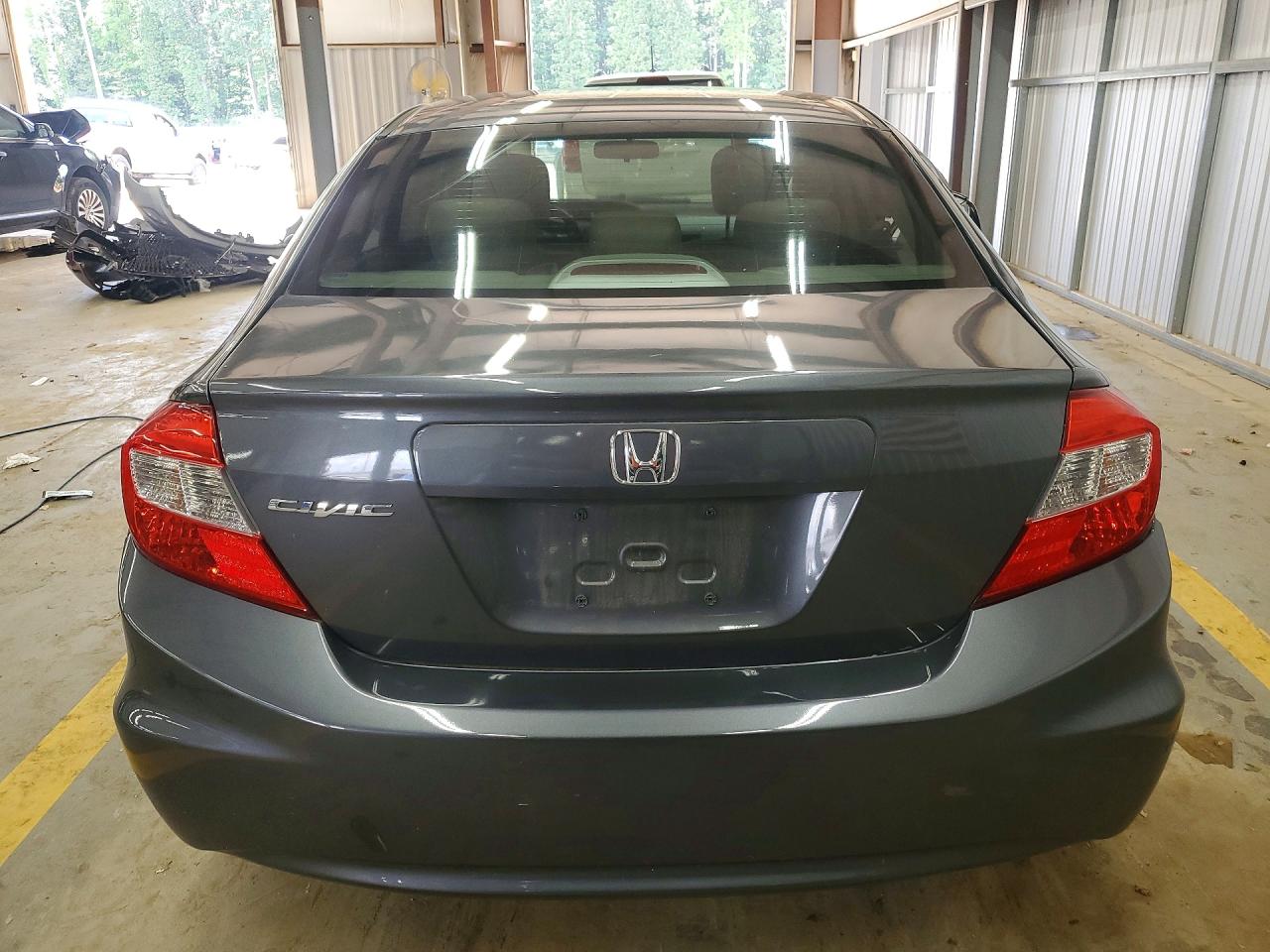 2012 Honda Civic Lx Charcoal vin: 19XFB2F59CE055867