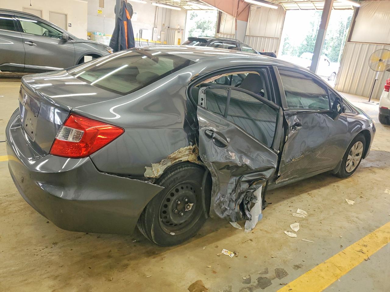 2012 Honda Civic Lx Charcoal vin: 19XFB2F59CE055867
