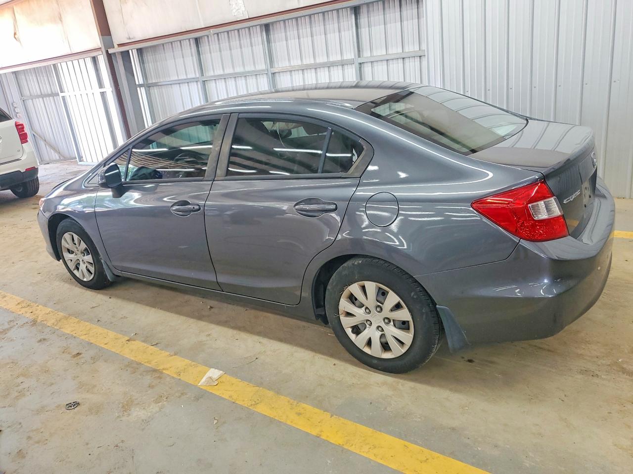 2012 Honda Civic Lx Charcoal vin: 19XFB2F59CE055867