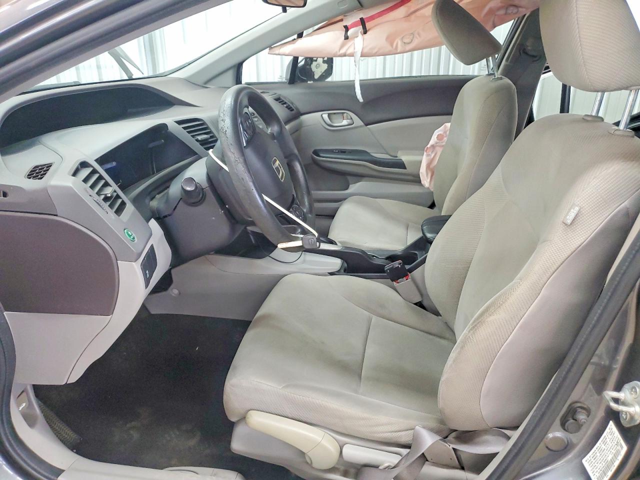 2012 Honda Civic Lx Charcoal vin: 19XFB2F59CE055867